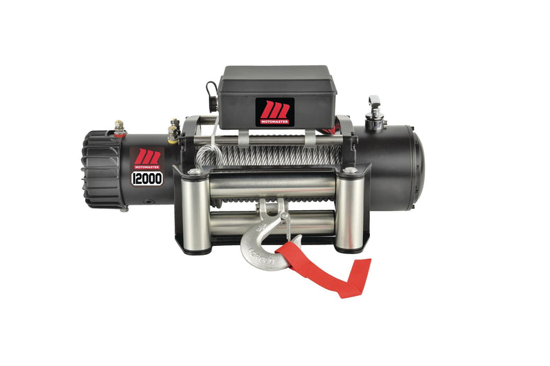 MotoMaster Winch with Steel Rope, 12000-lb Y8