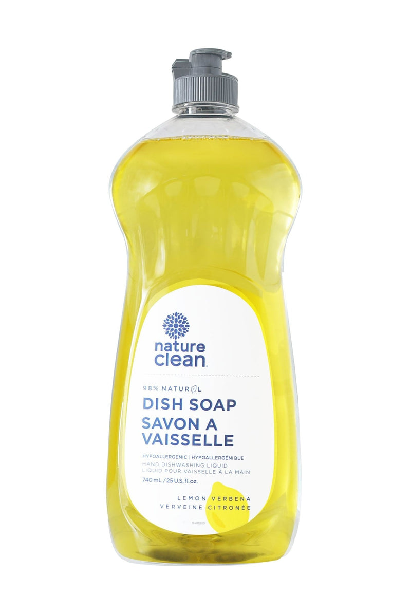 Nature Clean Liquid Dish Soap, Lemon, 740-mL R6