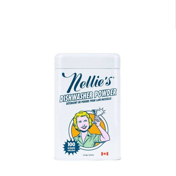 Nellie's Dishwasher Detergent Powder, Unscented, 100 scoops, 1.6-kg G3