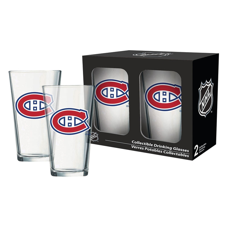 NHL Montreal Canadiens Mixing Pint Glass Box Set, 2-pk, 16-oz S6