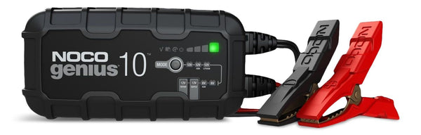 NOCO GENIUS10 Smart Battery Charger/Maintainer/Desulfator, 10-Amp, 6V/12V J5