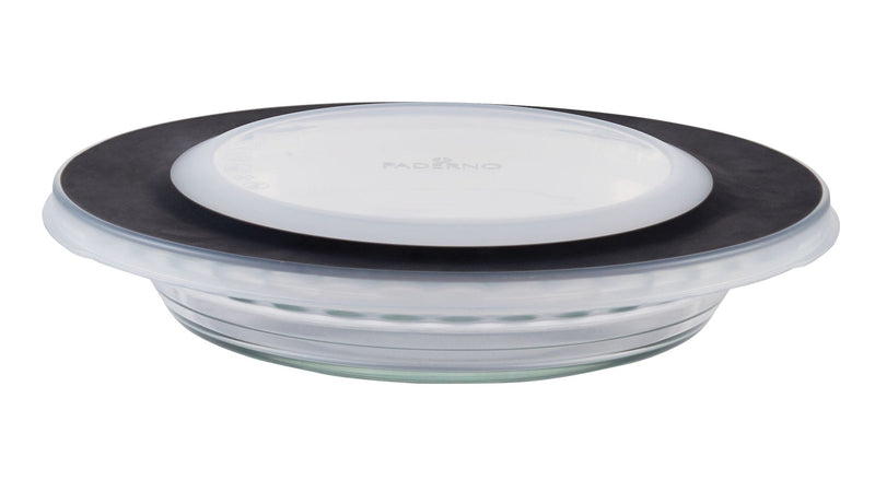 PADERNO Glass Pie Plate with Lid, 9-in, 1.4-qt I1