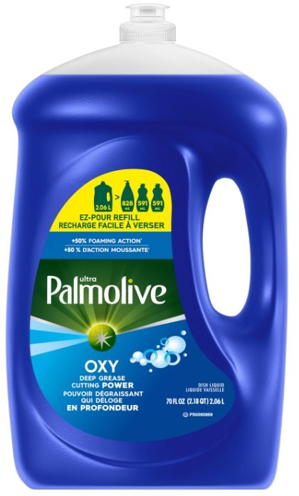Palmolive Ultra Strength Liquid Dish Soap Detergent Refill, Various Scents, 2.06-L X6