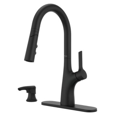 Pfister Ceylon Pull-Down Kitchen Faucet, Matte Black F1