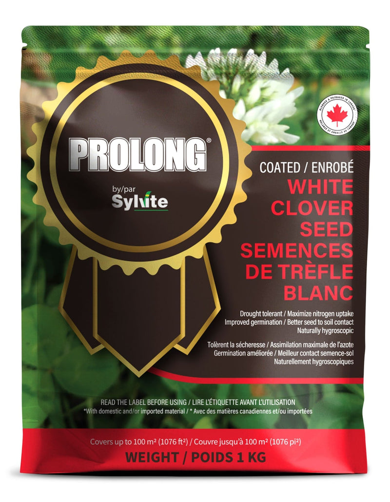 PROLONG Drought Tolerant White Clover Seed Bag, Water Saving, 1kg H3
