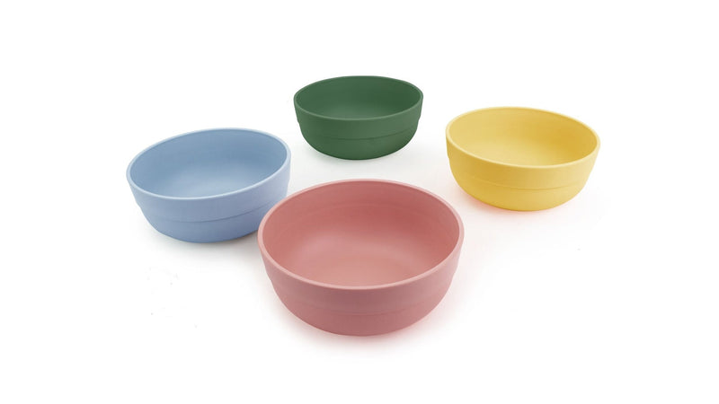 Reusable Plastic Tumbler Bowls, BPA Free, Recyclable Material, 4-pk P8