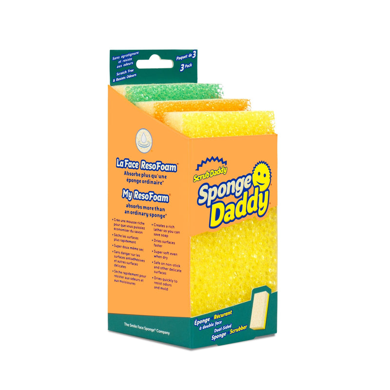 Scrub Daddy All-Purpose Gentle Scrub Cleaning Sponge, 3-pk E3