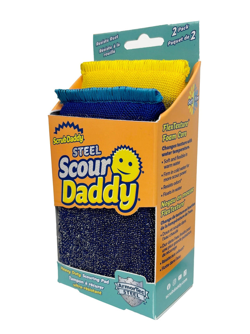 Scrub Daddy Scour Daddy Multi-Surface Steel Scouring Pads, 2-pk A9