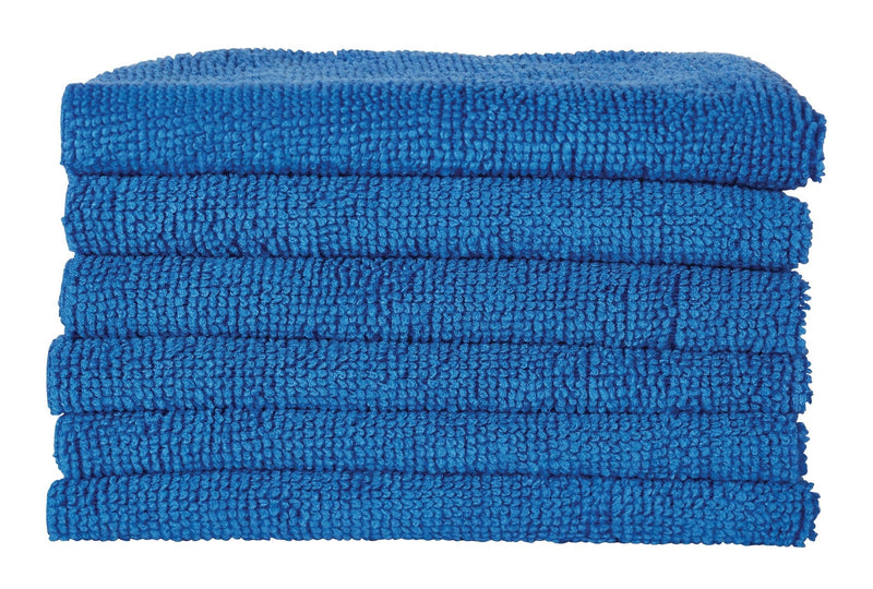 Simplicite All-Purpose Machine Washable Microfibre Cloths, Blue, 40-pk V1