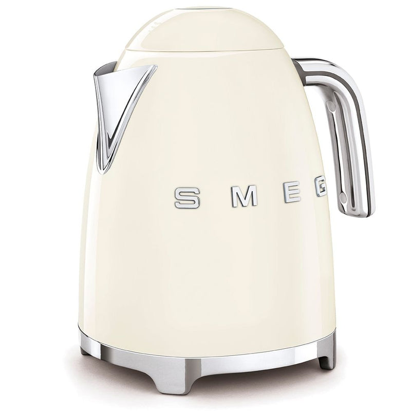 Smeg 50s Retro Style Fix Temperature Countertop Kettle, 1400W, 1.7-L, Cream U7