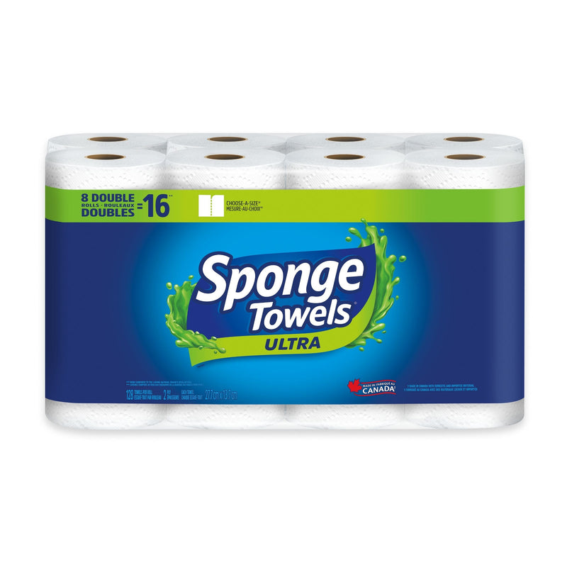 Sponge Towels Ultra Paper Towels, 8=16 rolls U5