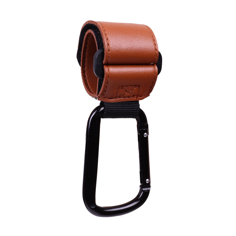 Stella and Finn Leather Aluminum Stroller Hook U0