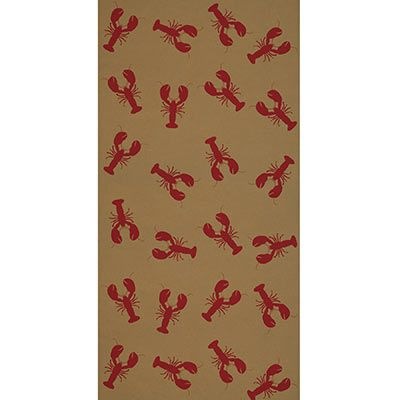 Summer Lobster Kraft Paper Table Roll, 24 x 50-in D9