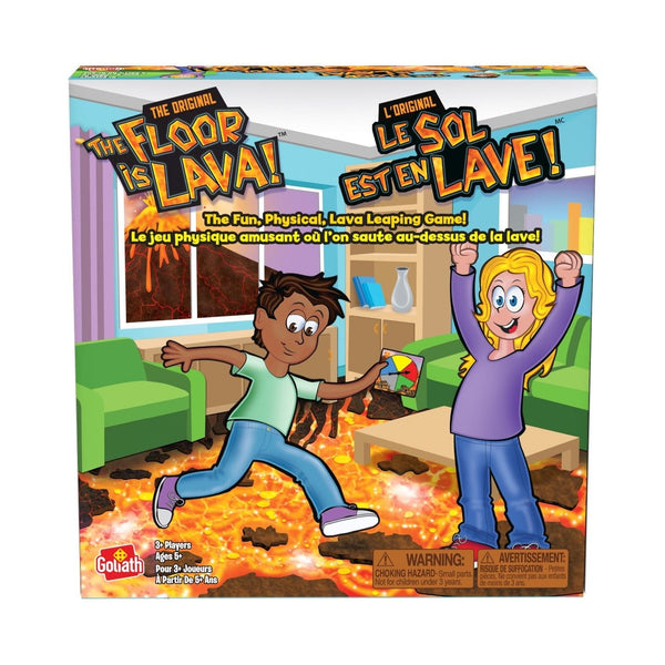 The Original The Floor is Lava Bilingual Family Game, Ages 5+ R8