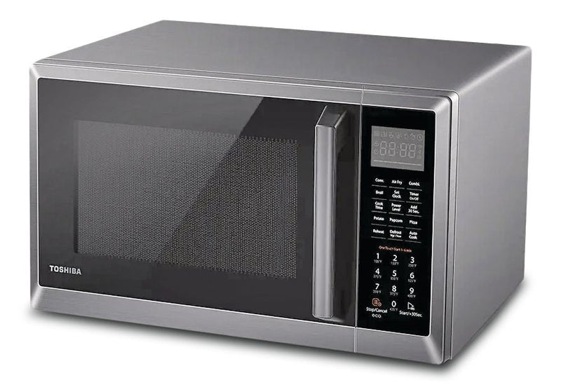 Toshiba Countertop Microwave, Stainless Steel Air Fryer, 1500 W, 1.0-cu-ft G4