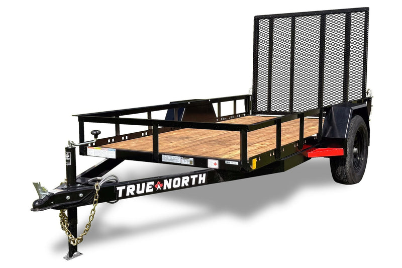 True North 60-in x 10-ft Landscape Utility Trailer with Ramp Gate J9