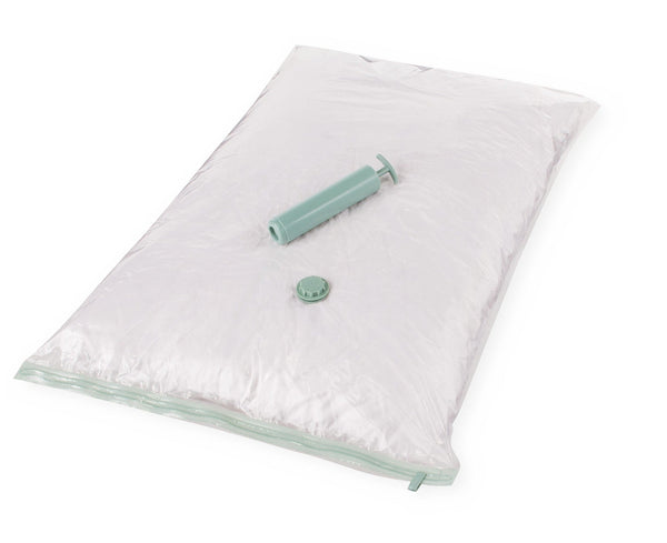 type A Reusable Vacuum Seal Storage Bag Set with Pump, Jumbo, 10-pk D9