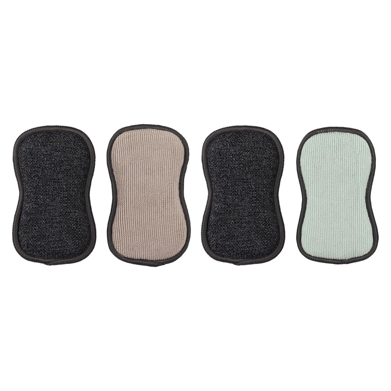 Type A Reversible Tough Microfibre Scrub Pad, 4-pk W9