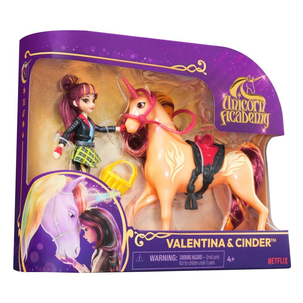 Unicorn Academy Posable Doll & Unicorn Toy Assortment, Ages 4+