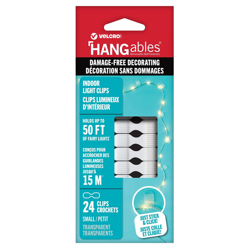 Velcro Light Clips, Clear B7
