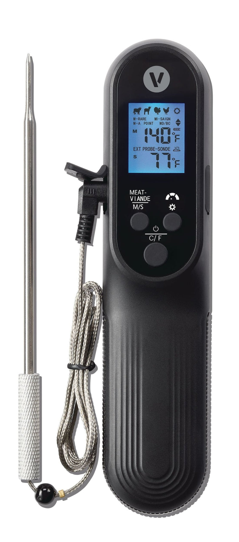 Vida by PADERNO Rechargeable Dual Cooking Thermometer D0