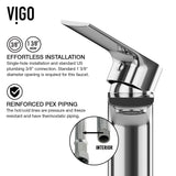 VIGO Wisteria MatteStone White Bathroom Sink/Basin Set with Norfolk Faucet and Oval Composite Vessel