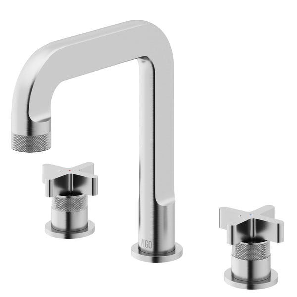 VIGO Wythe Curved Square Bathroom Faucet, Various Finishes E9