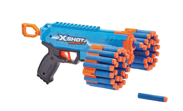X-Shot Insanity S1 Maniac Dart Pistol with Accessories, 36-Darts, Ages 8+ K3