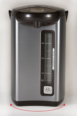 Zojirushi Electric Hot Water Boiler, Warmer & Dispenser, Black/Stainless Steel, 4-L