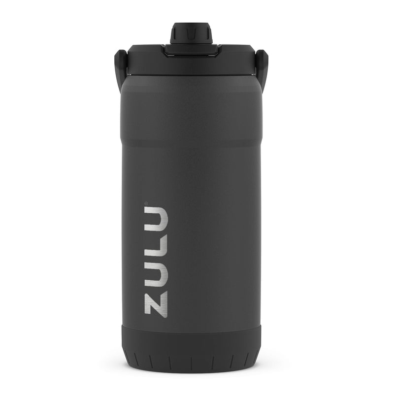 Zulu Mammoth Vacuum Insulated Stainless Steel Water Jug, 101-oz, Black, with Leakproof Lid V4