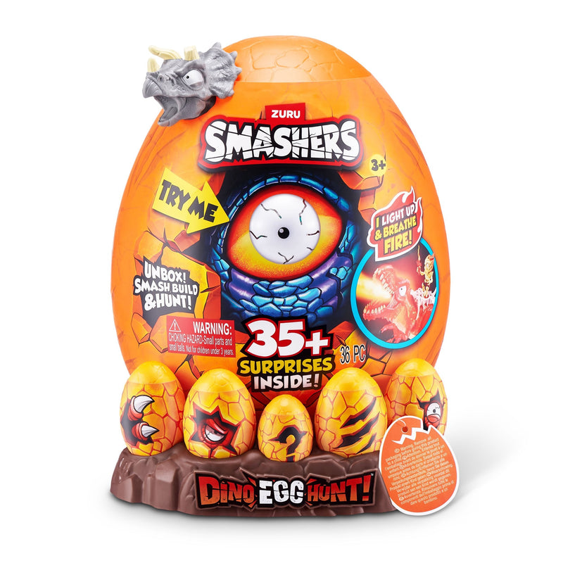 Zuru Smashers Dino Egg Hunt Mystery Playset Capsule for Ages 3+, Assorted Figures R6