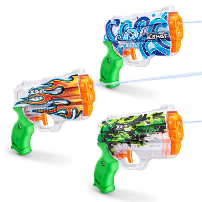 Zuru X-Shot SKINS Fast Fill Nano Water Blaster, Kids' Outdoor Summer Water Toy, 3.3-oz E8