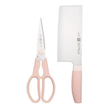 Zwilling Multi-Purpose Stainless Steel Scissors & Knife Set, Pink, 2-pc